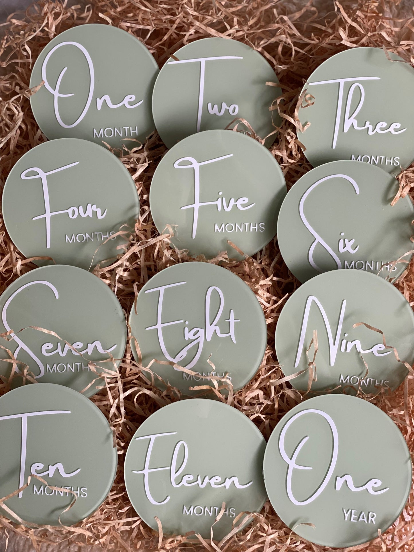 Baby milestone set