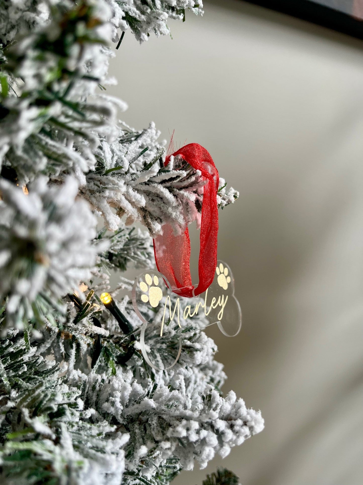 Christmas Dog Bone Decoration