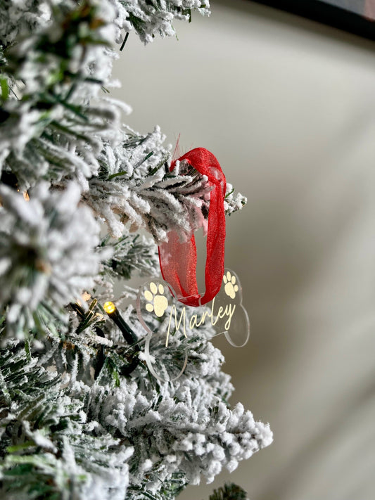 Christmas Dog Bone Decoration