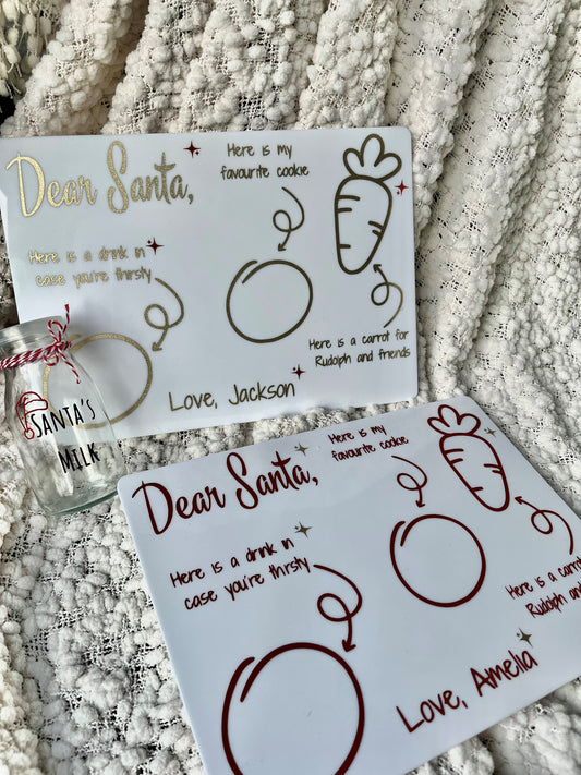 Santa's Milk and Cookie Set